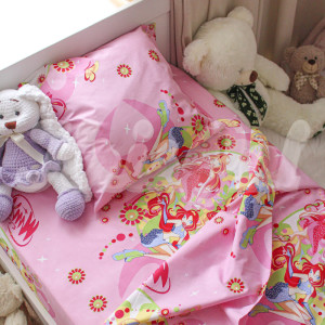 Детское постельное белье Малютка ™KrisPol, бязь Lux 10114-55 "Феи Винкс"