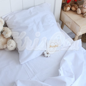 Детское постельное белье Малютка ™KrisPol, бязь Lux 101313-55  "Белый сон"