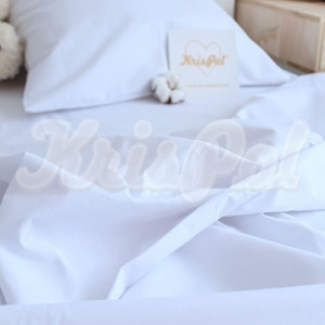 Детское постельное белье Малютка ™KrisPol, бязь Lux 101313-55  "Белый сон"