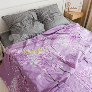Двуспальное постельное белье ™KrisPol, бязь Lux на резинке 143182-2, “Нежность”