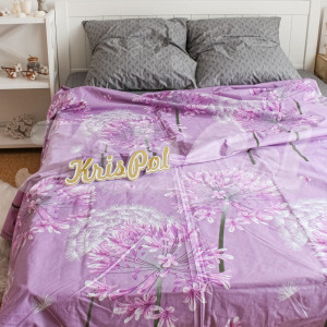 Двуспальное постельное белье ™KrisPol, бязь Lux на резинке 143182-2, “Нежность”