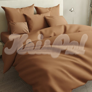 Семейное постельное белье ™KrisPol, бязь Lux 151041-4, капучино