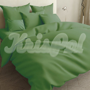 Полуторное постельное белье ™KrisPol, бязь Lux 151052-1, зеленый