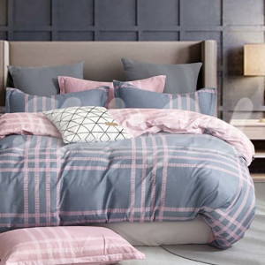Полуторное постельное белье ™KrisPol, бязь Lux 510018-1, "Розовый миг"