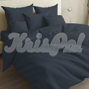 Полуторное постельное белье ™KrisPol, бязь Lux 511027-1, графит