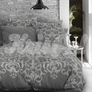 Двуспальное (Евро) постельное белье ™KrisPol, бязь Lux 518015-3, "Эмилия"