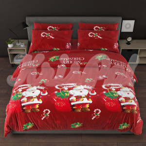 Семейное постельное белье ™KrisPol, бязь Lux 518105-4, "Merry Christmas"