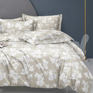 Полуторное постельное белье ™ KrisPol, фланель 954205-1, "Зимние цветы"