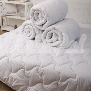 Одеяло зимнее ™KrisPol, полуторное (хлопок, холлофайбер 400 г/м²)