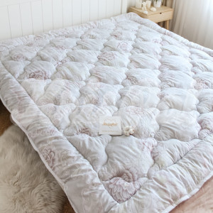 Одеяло зимнее ™KrisPol, полуторное (микрофибра, холлофайбер 400 г/м²)