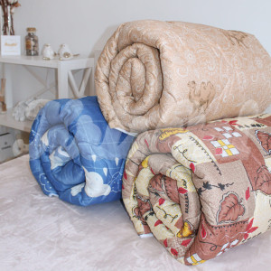 Одеяло зимнее ™KrisPol, полуторное (полиэстер, полиефирное волокно 350 г/м²)