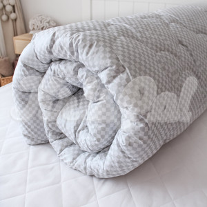Одеяло зимнее ™KrisPol, двоспальное (тик, холлофайбер 400 г/м²)
